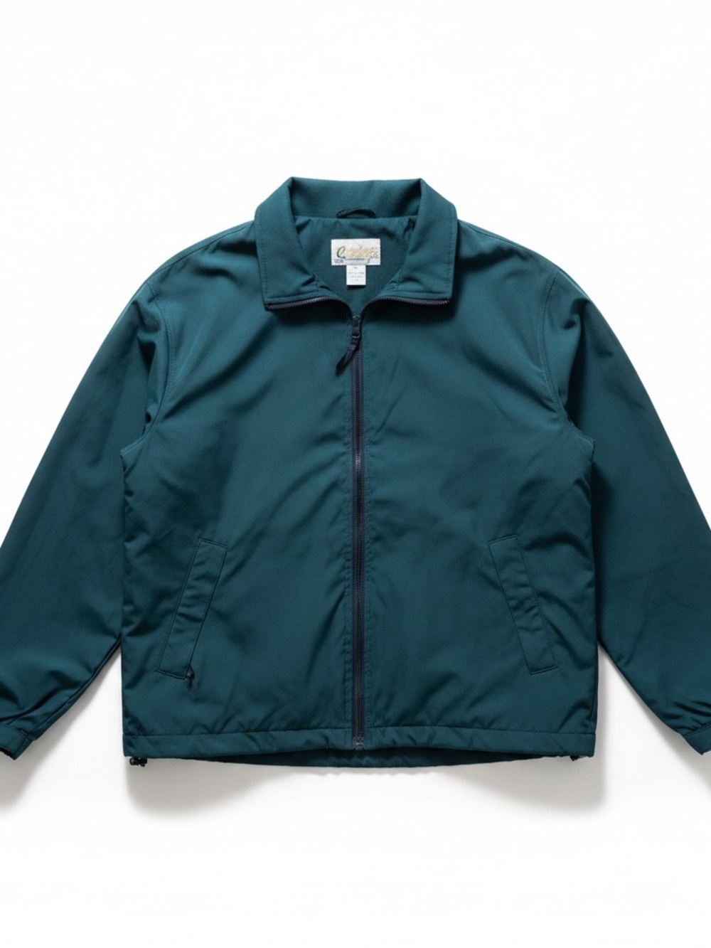 Mens World Wide Sportsman Dark Green Windbreaker Size XXL